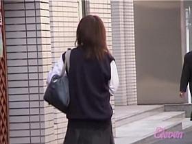 Tender Japanese schoolgirl in a nasty sharking video