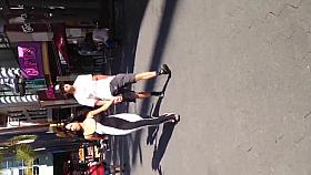 Amazing boobs in see thru dress