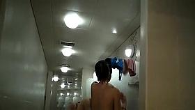 Korean pool shower voyeur