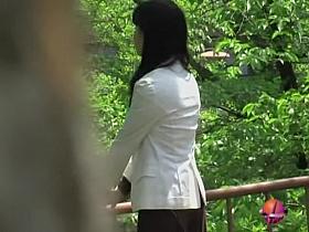 Nerdy dark-haired hottie getting easily tricked by some crafty sharking fella