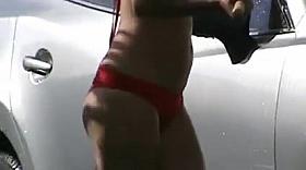 Candid Bikini Car Wash 2