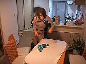 Perfect MILF double fucked in hidden cam Asian sex movie