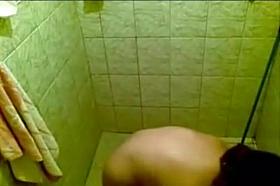 Washing up on a shower hidden camera