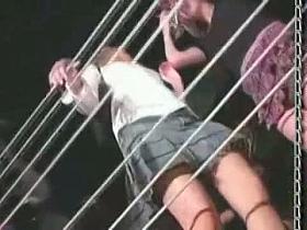 Shameless sluts in lascive dancing upskirt