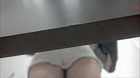 Sweet legal age teenager spied on cam changing shirt