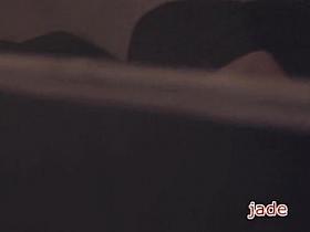 Sex video with masturbation filmed from a window by a voyeur