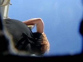 Blonde milf slut real upskirt video