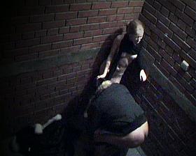 Diddling in porch caught