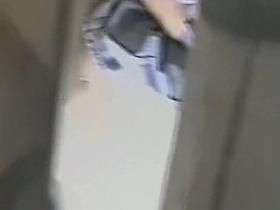 Girl with hot ass and pussy toilet voeur video