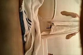 Under bathroom door spy