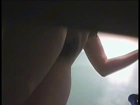 Amazing amateur body which is nude on the voyeur cam