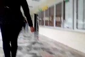 Leggins azul piernas