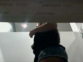 Teen beauty in the fitting room