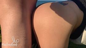 Epic Public Nature Fuck At The Beach - Nearly Caught