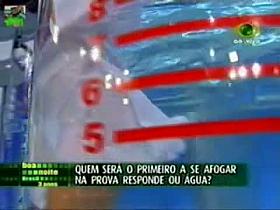 Gorgeous brunette model upskirt on tv