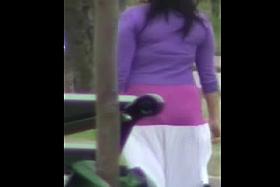 Jiggle Booty Latina In A Dress