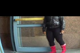 Thick Ebony Booty in Spandex