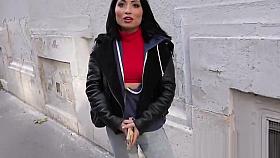 Teen toursit bangs big cock for money