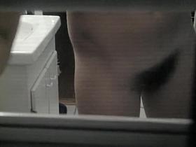 Hot hairy muff is exposed into the opened window