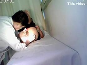 Doctor to shove his finger in her anus