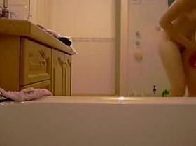 Sexy girlfriend Showering