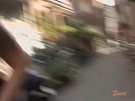 Pubic hair stealing action with lovely bitch in the middle of sharking scene