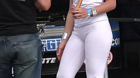 Motor Racing Girls Tight Thong Leggings