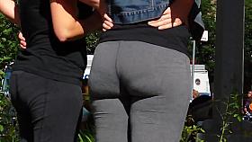booty grey spandex