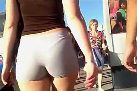 It is clear as day she got a thong