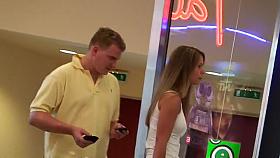 Hottie jeans mini skirt