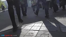 Voyeur upskirt action will not leave you indifferent