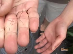 Street sharking of a cute Japanese girl wearing a dress