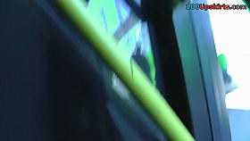 Super arousing upskirt closeup