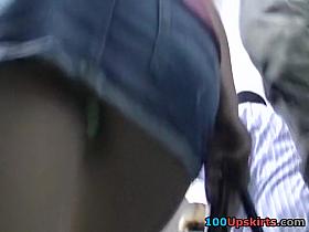 String up her petticoat