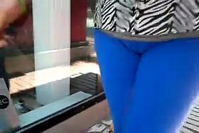 cameltoe madura azul