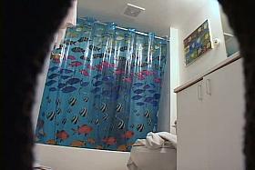 Hidden cam mature in shower