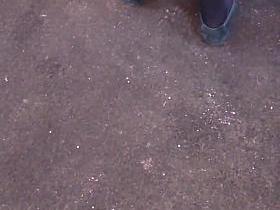 Teasing on the train