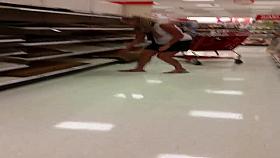 talking with blondeMature shopping, ASS 1