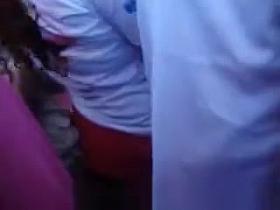 Gropping hot ass teen