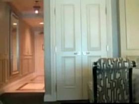 Absolutely naked girl caught in the public place