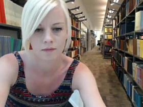 playing in the public library