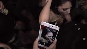 Brunette slut disgraced in a boat