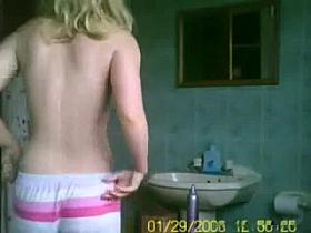 Shower teen spy