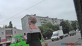 My upskirting clip of blonde's perfect bubble butt