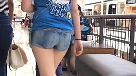 Bubble Butt 18yo Jean Shorts - Beaver Love!
