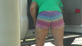 Neighbor cleaning car