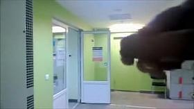 Man pulls his dick out of pants flashing the pecker