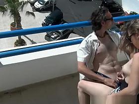 Vacations handjob and anal