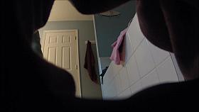 Hot unaware wife changing before and after her shower