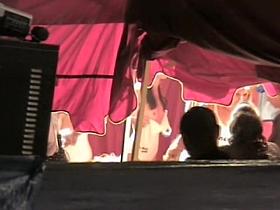 Public sex scenes with girls flashing their nude tits